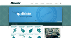 Desktop Screenshot of mauser.com.br