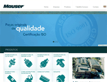 Tablet Screenshot of mauser.com.br